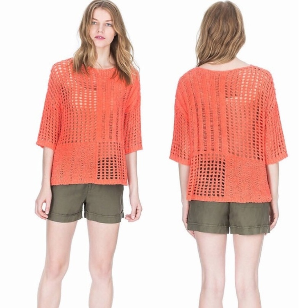 Leo & Sage Eyelash Patchwork Pullover - image 3